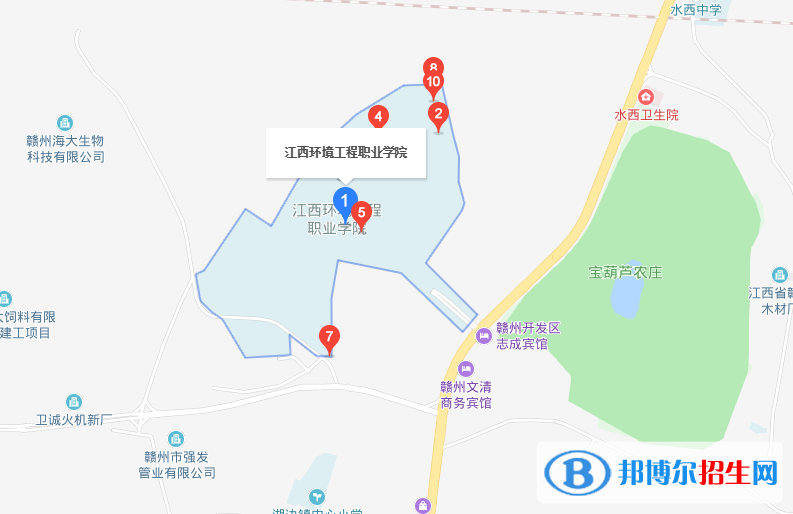 江西環(huán)境工程職業(yè)學(xué)院五年制大專(zhuān)地址在哪里