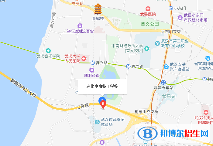 湖北中南技工學校地址