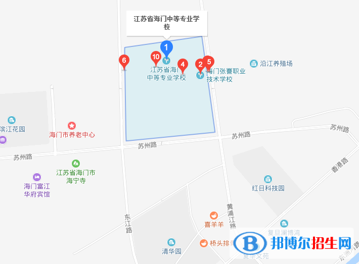 江蘇海門中等專業(yè)學校地址在哪里