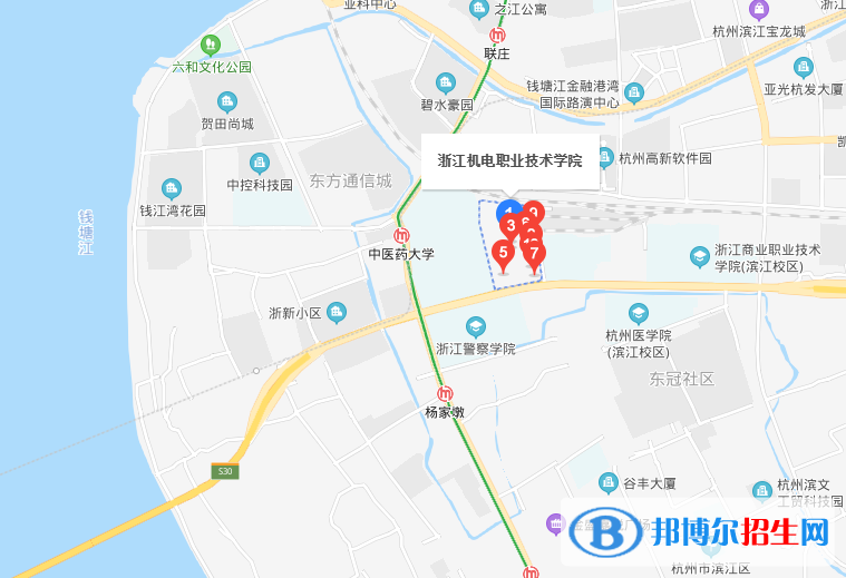 浙江機電職業(yè)技術(shù)學院地址在哪里