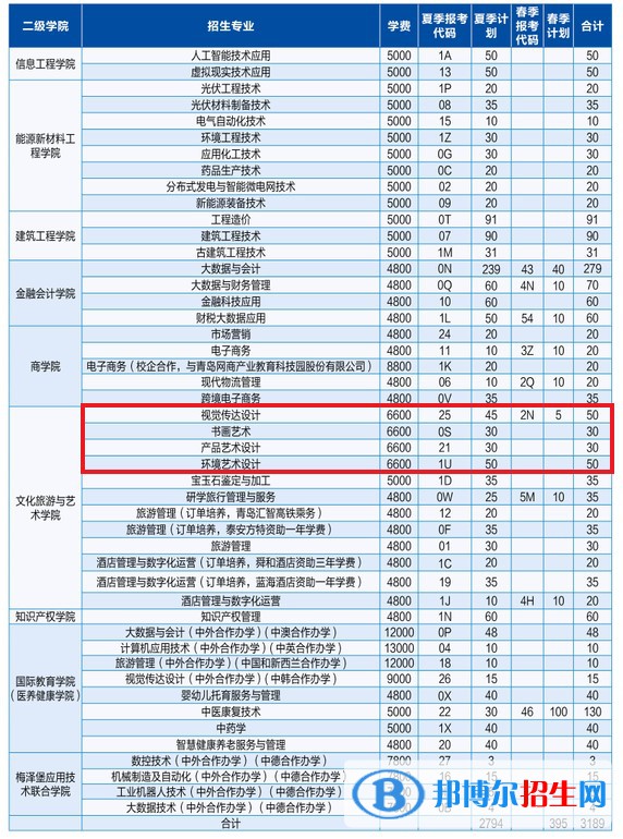 山東理工職業(yè)學(xué)院藝術(shù)類專業(yè)有哪些？（藝術(shù)類專業(yè)）？