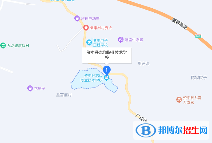 資中縣志翔職業(yè)技術(shù)學(xué)校2023年地址在哪里