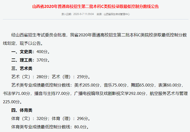 2023山西高考本科分?jǐn)?shù)線多少分（含2021-2022歷年）