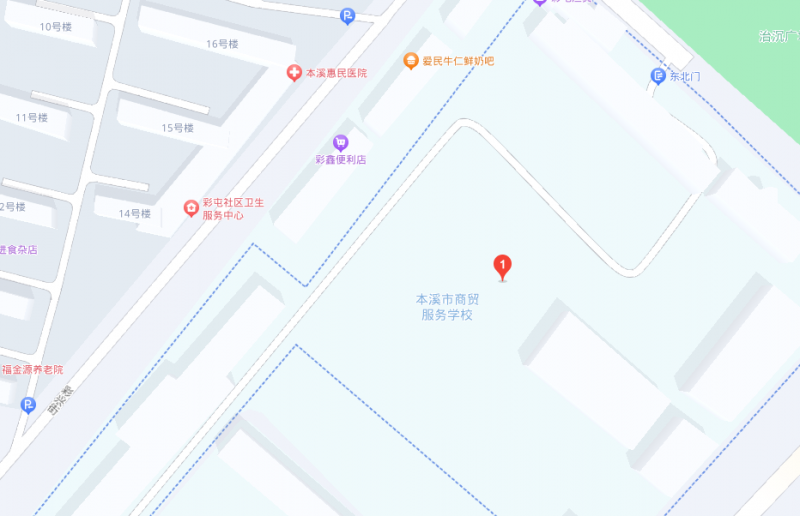 本溪市商貿(mào)服務學校地址，乘車路線