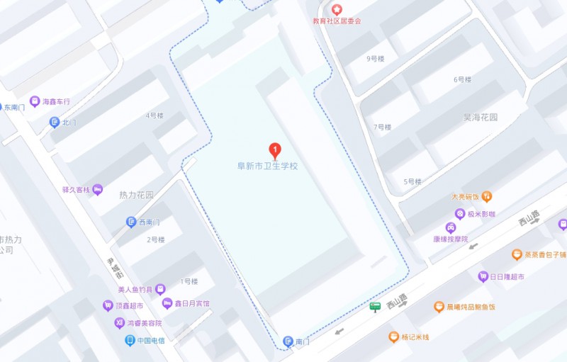 阜新市衛(wèi)生學校地址，乘車路線