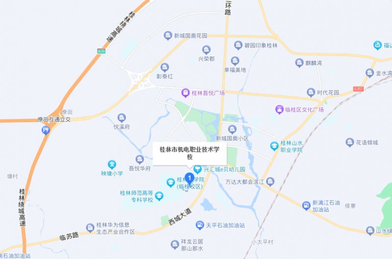 桂林市機電職業(yè)技術(shù)學(xué)校地址，乘車路線