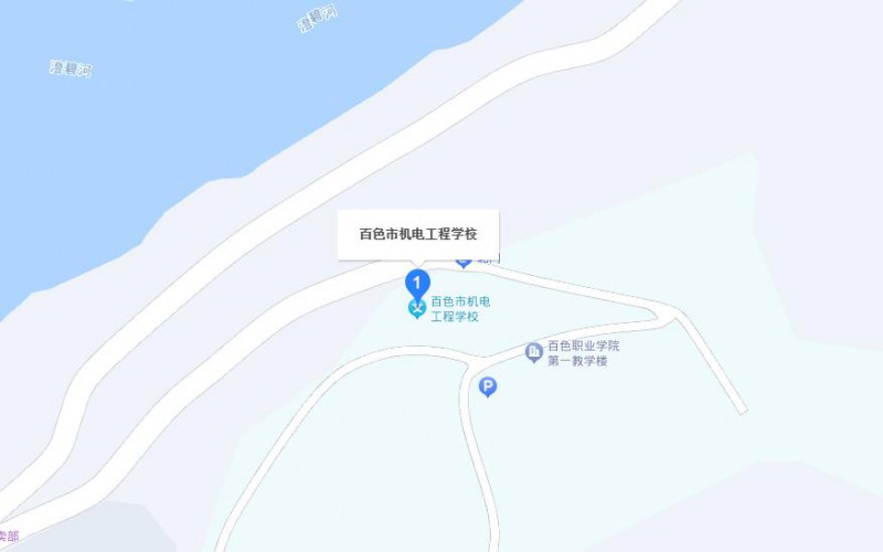 百色市機電工程學校地址，乘車路線