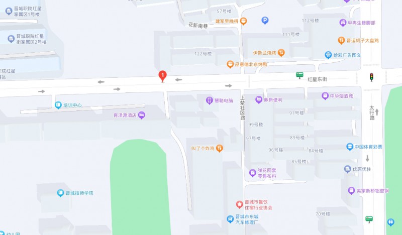 晉城虹橋技校地址，乘車路線