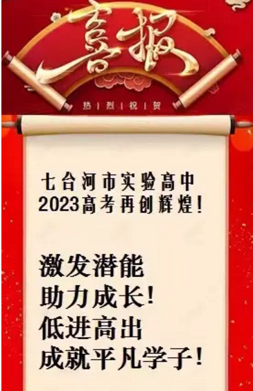 七臺河2024年高中學(xué)校名單排名最新前十