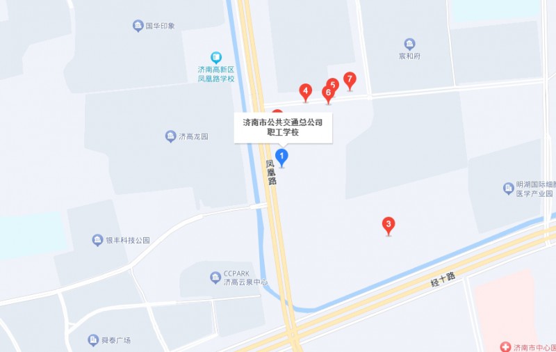 濟南市公共交通職業(yè)高級中學地址，乘車路線