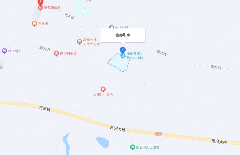 澤州縣高都職業(yè)高中地址，乘車路線