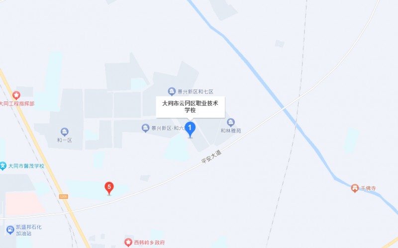 大同市云岡區(qū)錦程職業(yè)技術學校地址，乘車路線