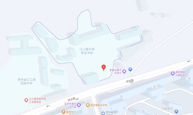 江口縣中等職業(yè)學(xué)校地址，乘車路線