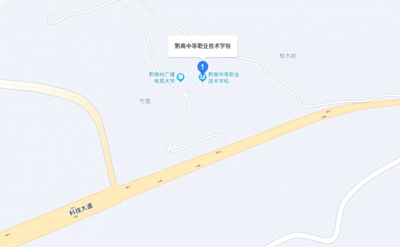 黔南中等職業(yè)技術(shù)學(xué)校地址，乘車路線