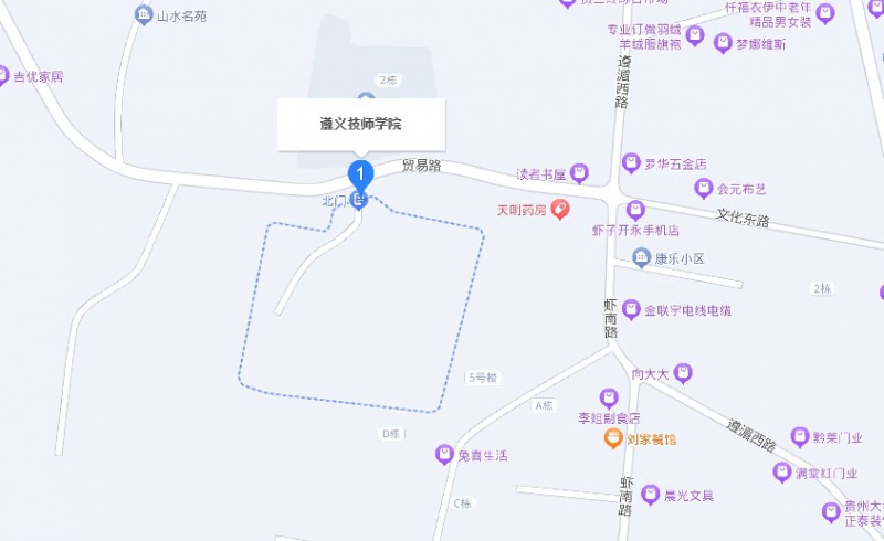 遵義技師學院地址，乘車路線