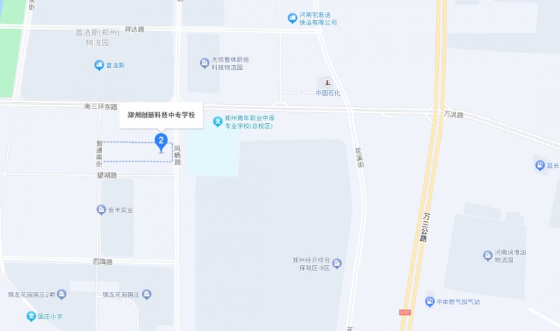 鄭州創(chuàng)新科技中等專業(yè)學(xué)校地址，乘車路線