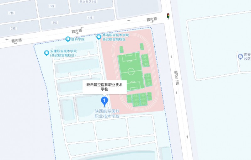 陜西航空醫(yī)科職業(yè)技術(shù)學校地址，乘車路線