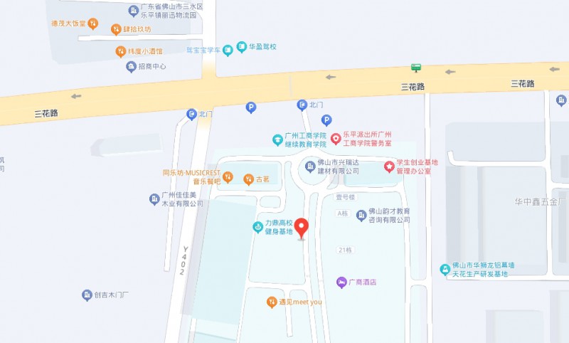 佛山花城工商高級(jí)技工學(xué)校三水校區(qū)地址，乘車路線