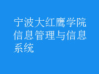 信息管理與信息系統(tǒng)