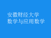 數(shù)學(xué)與應(yīng)用數(shù)學(xué)