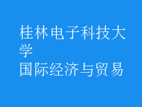 國際經濟與貿易