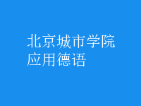 應(yīng)用德語(yǔ)