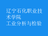 工業(yè)分析與檢驗(yàn)