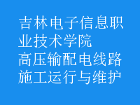 高壓輸配電線路施工運行與維護