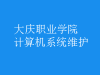 計(jì)算機(jī)系統(tǒng)維護(hù)