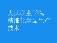 精細(xì)化學(xué)品生產(chǎn)技術(shù)