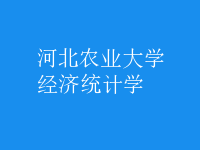 經(jīng)濟統(tǒng)計學