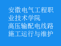 高壓輸配電線路施工運行與維護