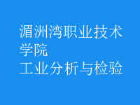 工業(yè)分析與檢驗