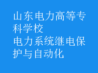 電力系統(tǒng)繼電保護(hù)與自動化