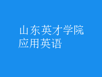 應(yīng)用英語