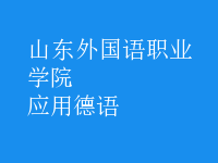 應(yīng)用德語(yǔ)