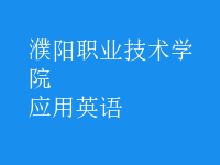 應(yīng)用英語