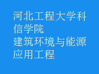 建筑環(huán)境與能源應(yīng)用工程