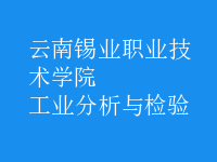 工業(yè)分析與檢驗(yàn)