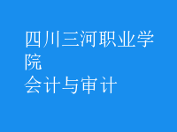 會(huì)計(jì)與審計(jì)