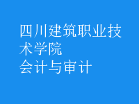 會(huì)計(jì)與審計(jì)