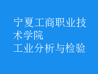 工業(yè)分析與檢驗(yàn)