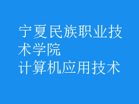 計算機應(yīng)用技術(shù)