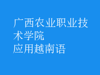 應(yīng)用越南語