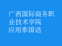 應(yīng)用泰國(guó)語(yǔ)