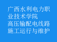 高壓輸配電線路施工運行與維護