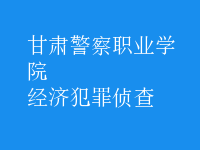 經濟犯罪偵查