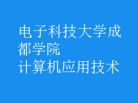 計算機應用技術