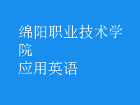 應(yīng)用英語