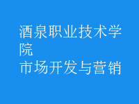 市場(chǎng)開發(fā)與營(yíng)銷